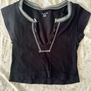 urban outfitters ribbed crop top